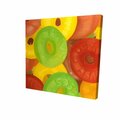 Fondo 16 x 16 in. Colorful Jujubes-Print on Canvas FO2787404